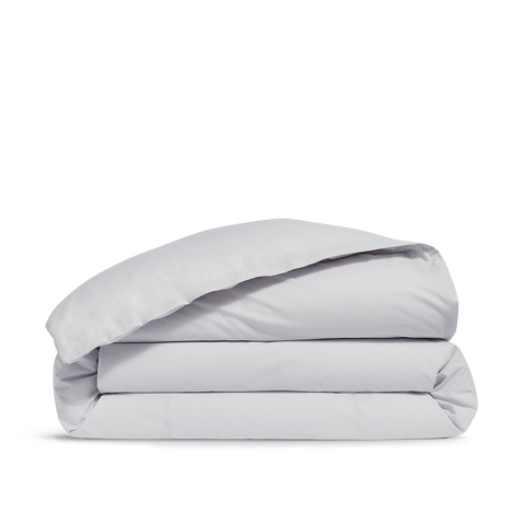 Housse de couette Percale de coton 120 fils - Gris Perle