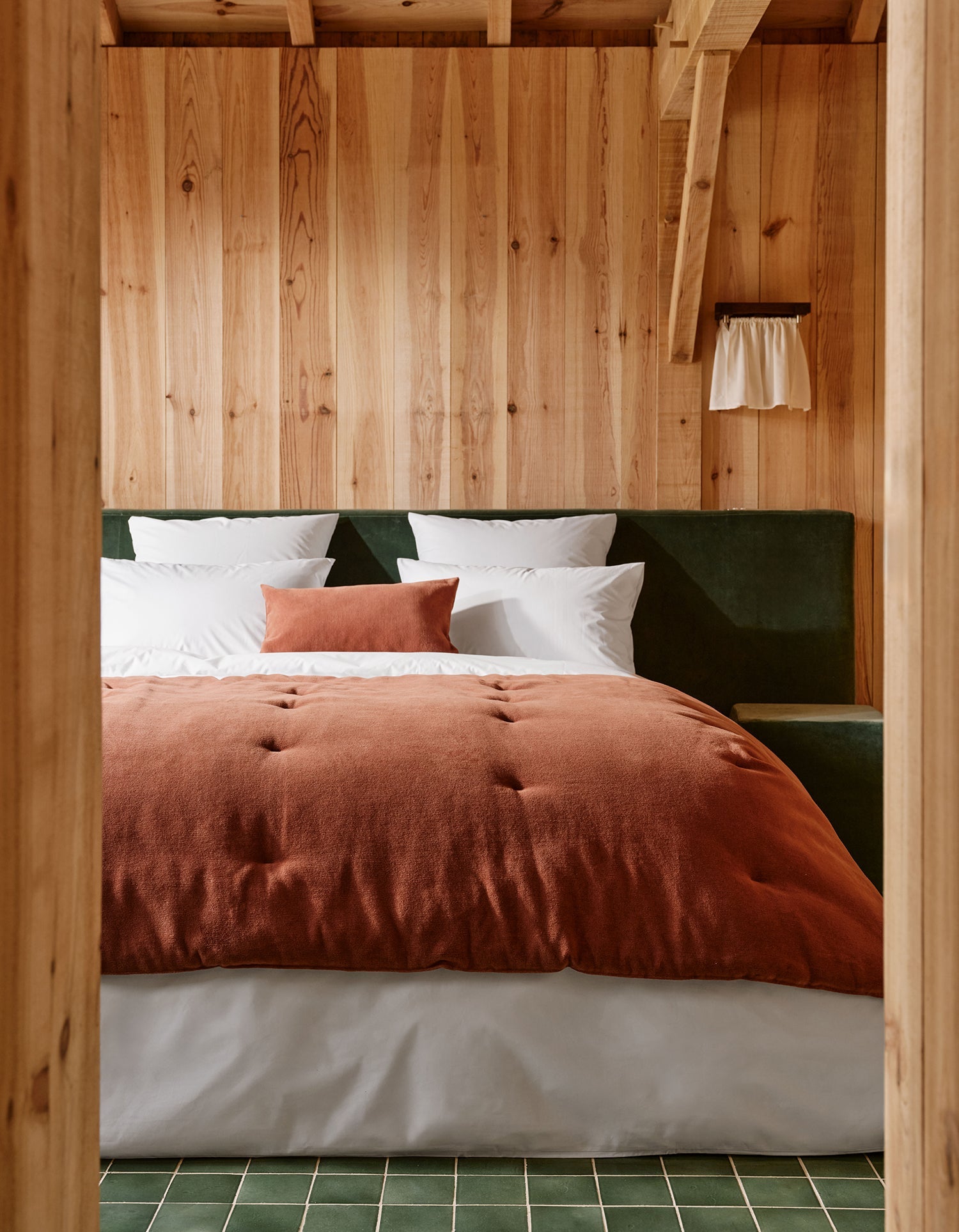 Taies d'oreiller x2 Percale de coton 120 fils - Juste Le Blanc