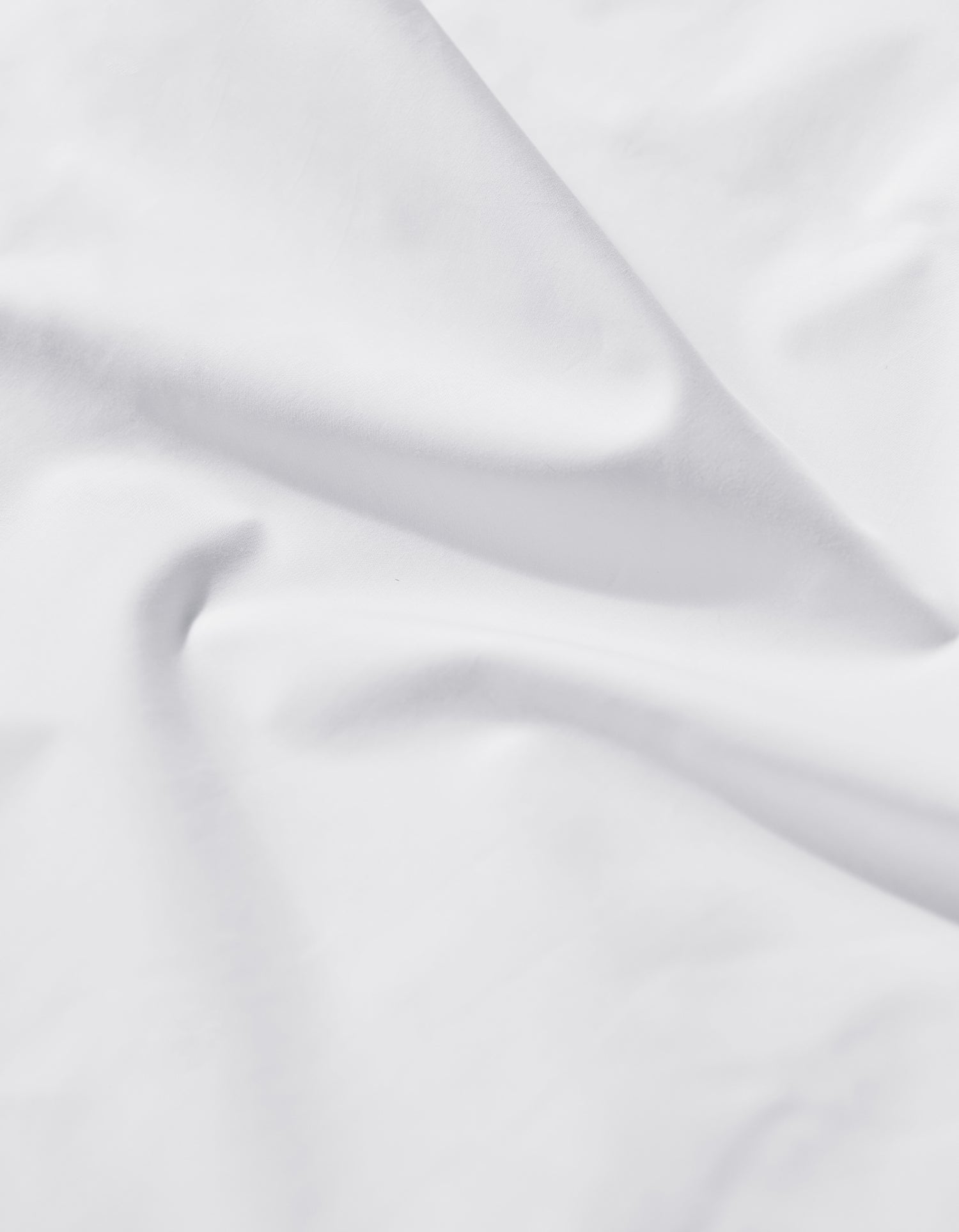 Taies d'oreiller x2 Percale de coton 120 fils - Juste Le Blanc