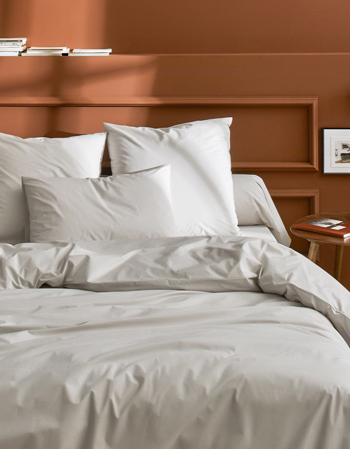 Drap housse Percale de coton 120 fils Maxi Bonnet - Juste Le Sable